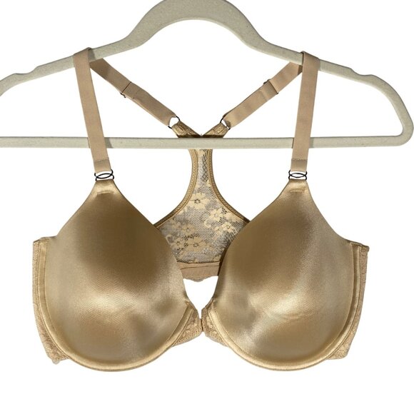 Maidenform Womens Racerback Bra with Shaping Support Underwire Bras 38DD latte - Picture 4 of 10